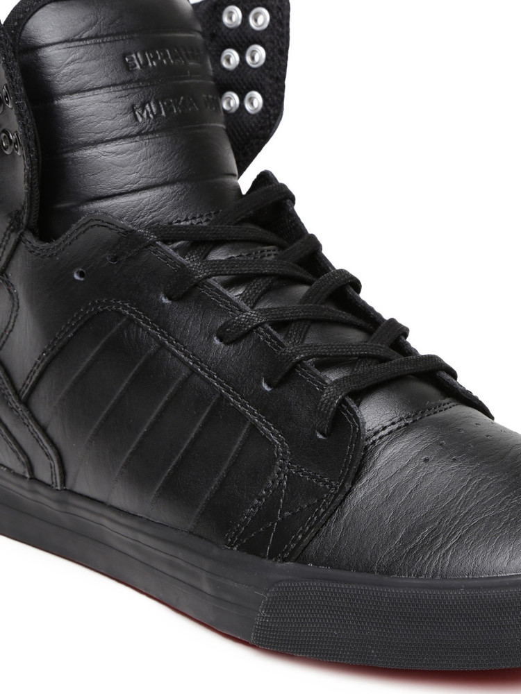supra black high top sneakers