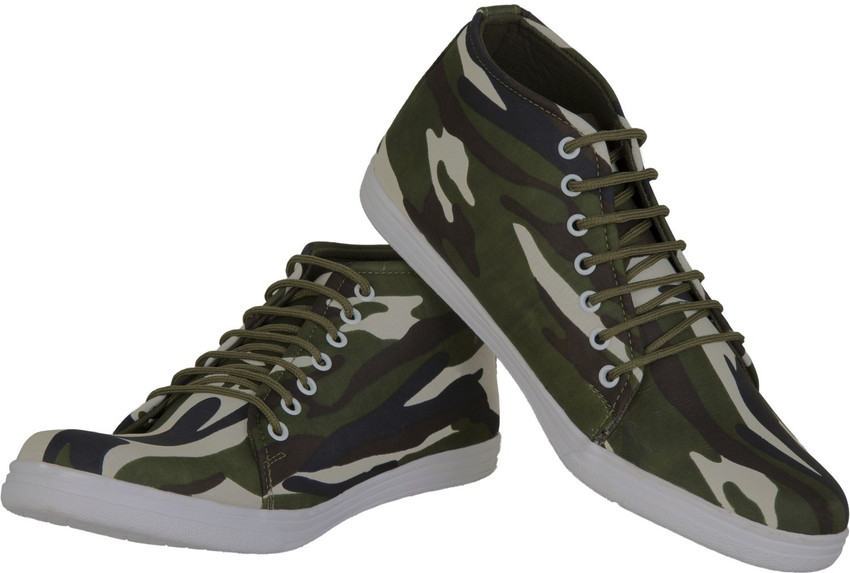 Military print shoes hotsell