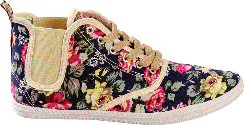 Floral shoes sneakers hotsell