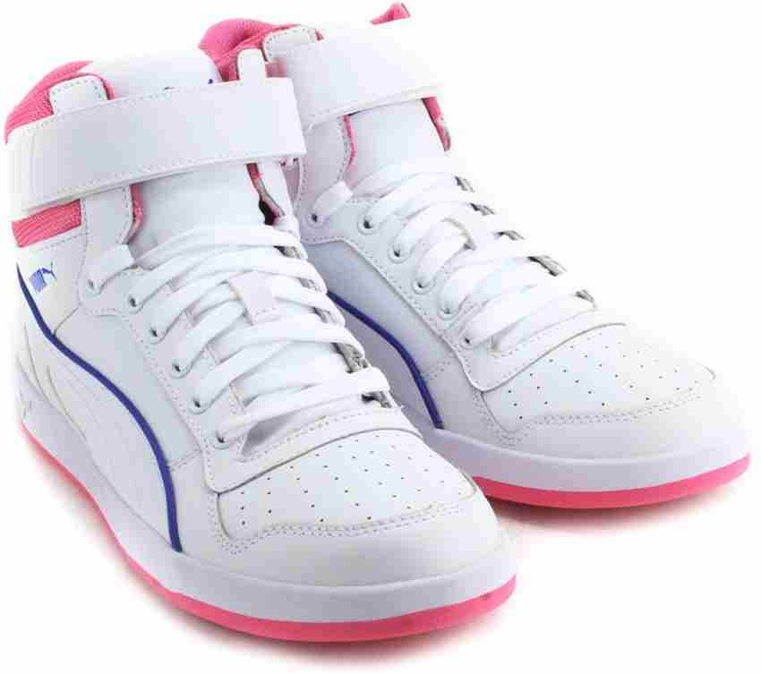 PUMA Liza Mid Mid Ankle Sneakers For Women Buy white white