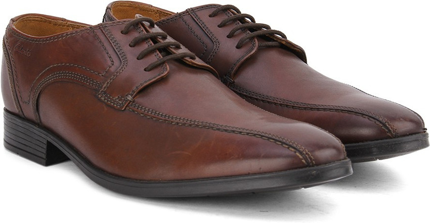 CLARKS Kalden Vibe Brown Leather lace up For Men Buy BROWN Color