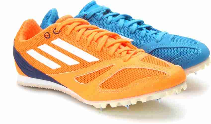 ADIDAS ALLROUND 3 Track & Shoes For Men - Buy Solblu, Runwht, Ngtblu Color ADIDAS TECHSTAR ALLROUND 3 Men Track & Field Shoes For Men Online at Price -