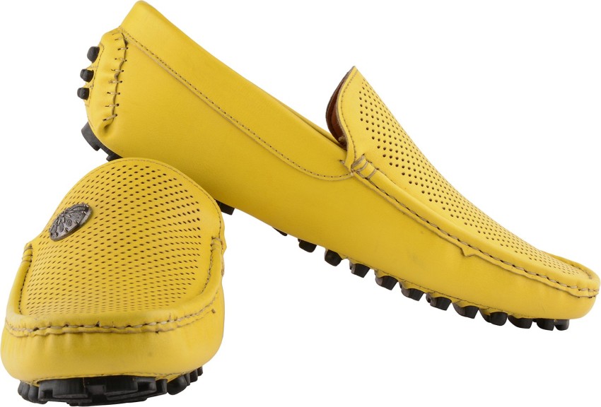 Yellow clearance loafer shoes