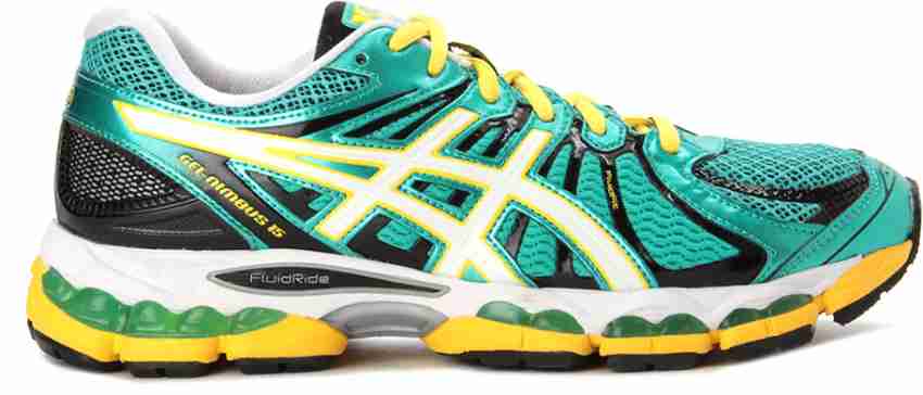 Asics Gel Nimbus 15 Men Running Shoes For Men Buy Green White