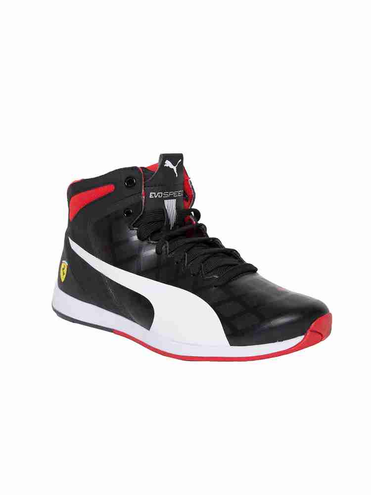 PUMA Ferrari evoSPEED 1.4 SF Mid Motorsport Shoes For Men Buy black white rosso corsa Color PUMA Ferrari evoSPEED 1.4 SF Mid Motorsport Shoes For Men Online at Best Price Shop Online for Footwears in ...