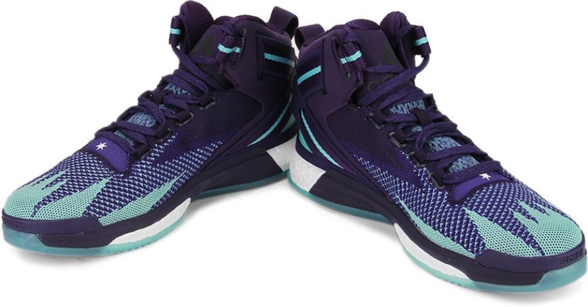 ADIDAS D ROSE 6 BOOST PRIMEKNIT Basketball Shoes For Men Buy DPURPL BLAPUR BLUGLO Color ADIDAS D ROSE 6 BOOST PRIMEKNIT Basketball Shoes For Men Online at Best Price Shop Online for