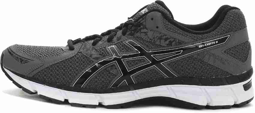 Asics GEL EXCITE 3 Running Shoes For Men Buy CARBON BLACK WHITE
