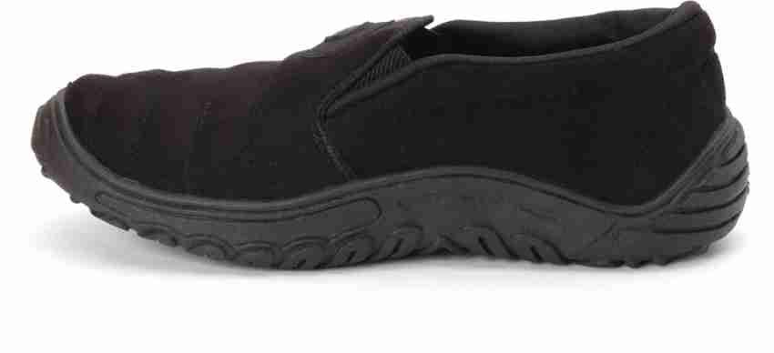 Black canvas shoes bata online