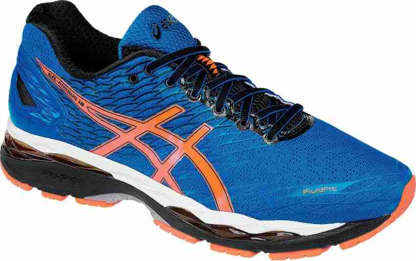 Asics orange outlet homme