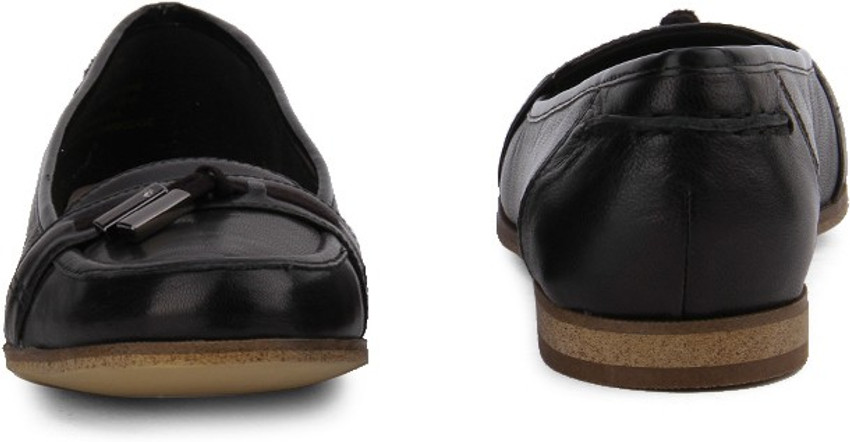 CLARKS Angelica Crush Black Leather Casual For Women Buy Black