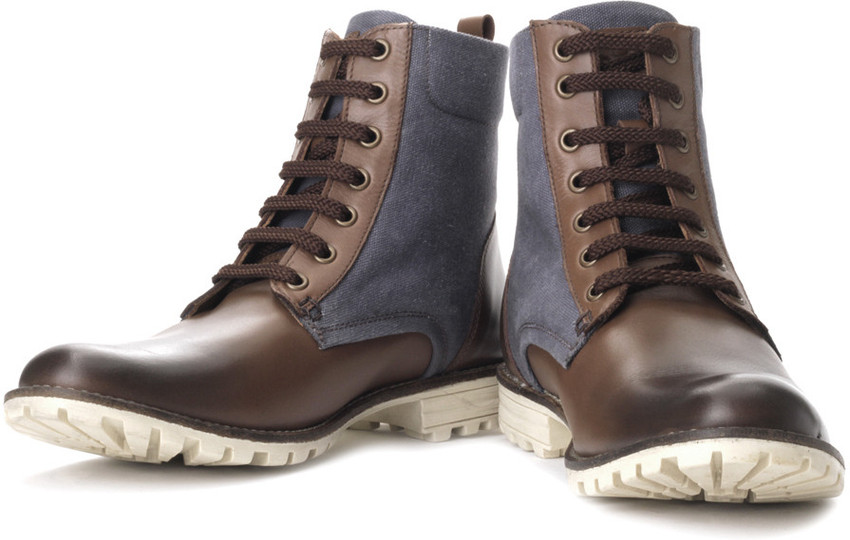United Colors of Benetton Boots For Men Buy Brown Color United