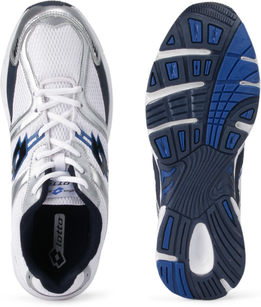 LOTTO Atlanta Nuo Running Shoes For Men Buy White Silver Navy Color LOTTO Atlanta Nuo Running Shoes For Men Online at Best Price Shop Online for Footwears in India Flipkart