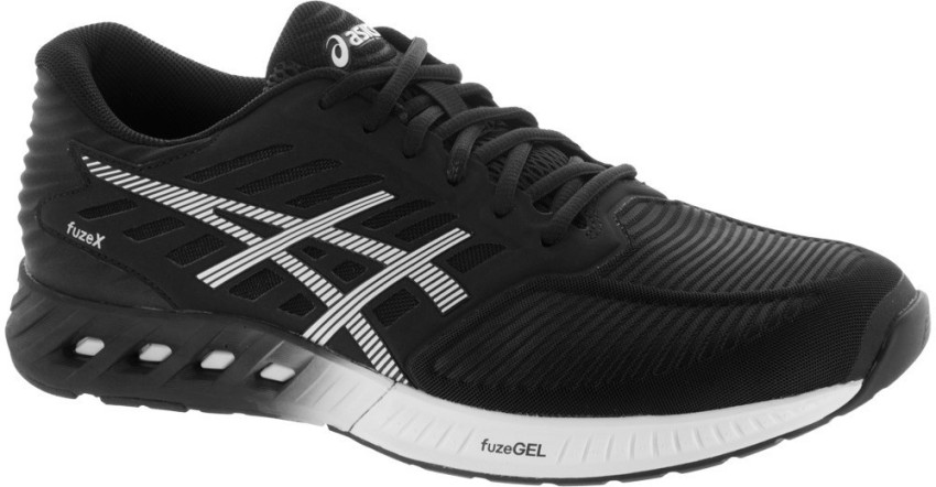 Asics gel fuzex black running deals shoes