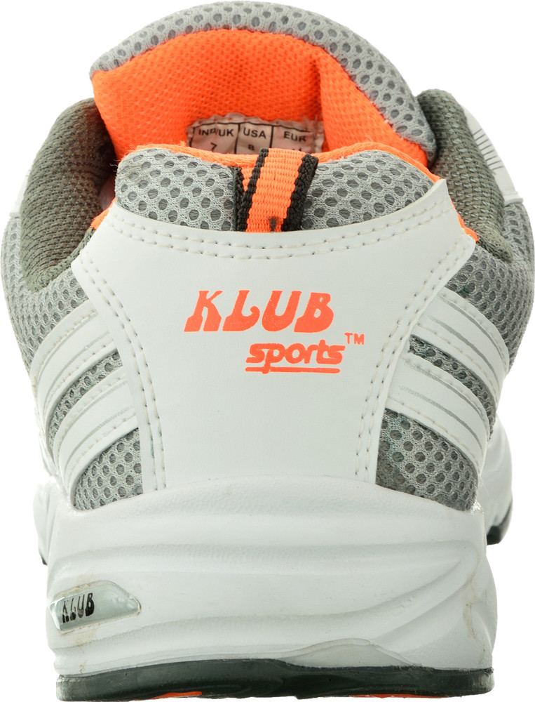 KLUB SPORTS Running Shoes For Men Buy DGRAY WHITE ORANGE Color