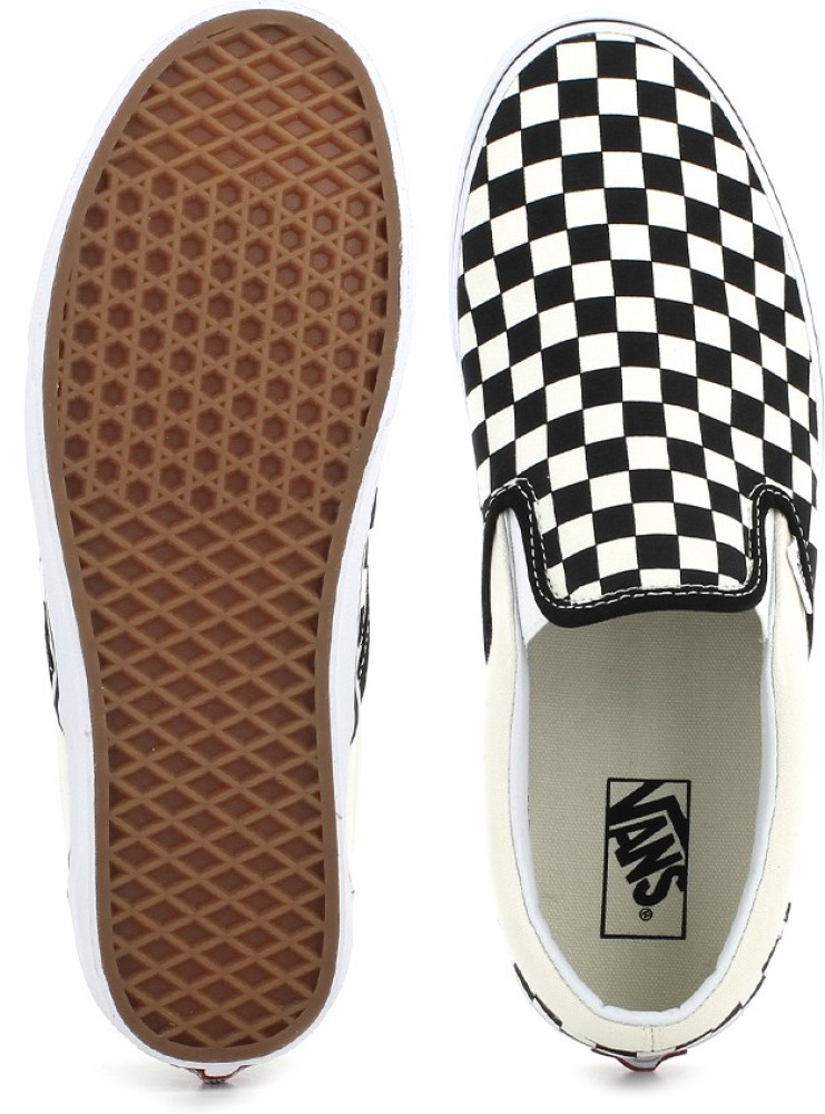 VANS Classic Slip On Loafers For Men Buy Black and white checker