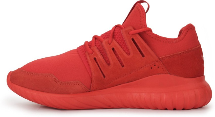 Adidas originals mens shop tubular radial trainers red