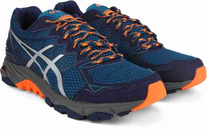 Asics Gel Fujitrabuco 4 Men Running Shoes For Men Buy MOSAIC BLUE SILVER INDIGO BLUE Color Asics Gel Fujitrabuco 4 Men Running Shoes For Men Online at Best Price Shop Online for Footwears in