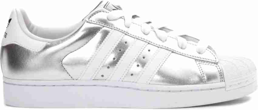 Superstar 2 hot sale womens silver