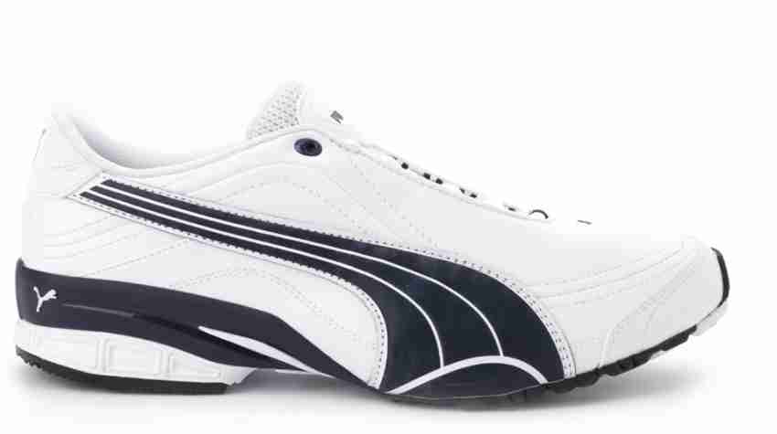 Puma men white clearance tazon ii running shoes