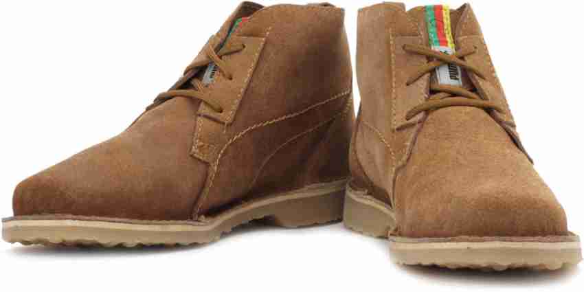 PUMA Terrae Mid Africa Boots For Men Buy Chocolate Brown Color PUMA Terrae Mid Africa Boots For Men Online at Best Price Shop Online for Footwears in India Flipkart