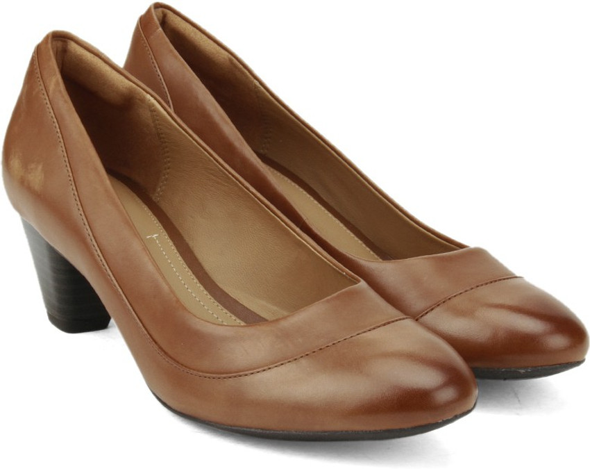 CLARKS Denny Harbour Tan Leather Slip on For Women Buy Tan Leather Color CLARKS Denny Harbour Tan Leather Slip on For Women Online at Best Price Shop Online for Footwears
