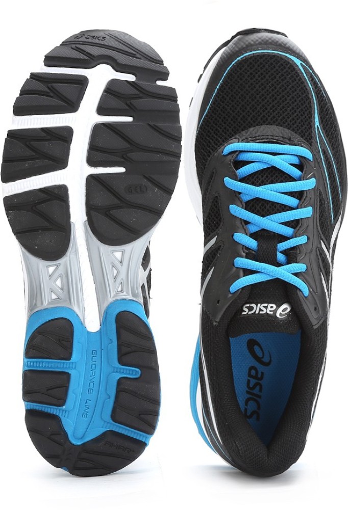 Asics GEL PULSE 8 Running Shoes For Men Buy BLACK SILVER BLUE