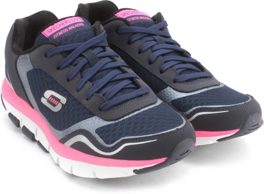 Skechers LIV HIGH LINE Sneakers For Women Buy Navy Hotpink