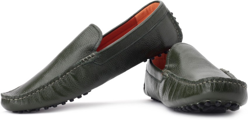 Famozi Loafers For Men Buy Green Color Famozi Loafers For Men