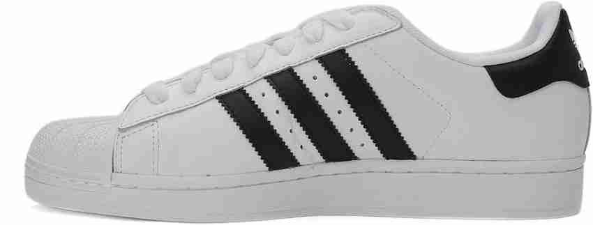 Addidas Black & White Adidas Superstar Shoes, Size: 6 - 11