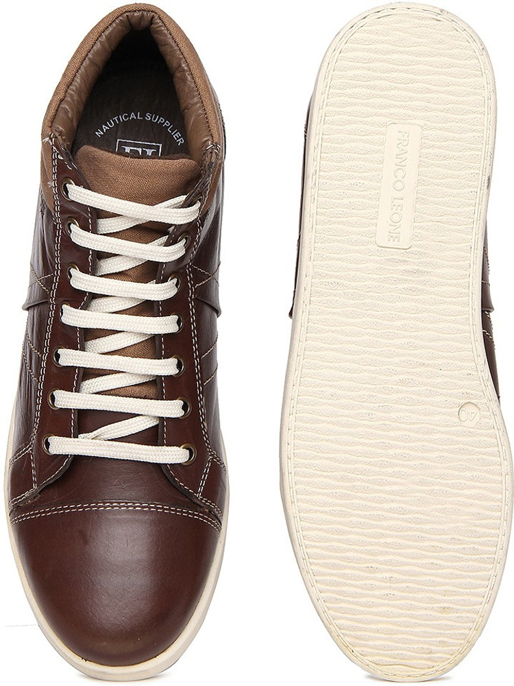 FRANCO LEONE Casual Shoes For Men Buy Brown Color FRANCO LEONE