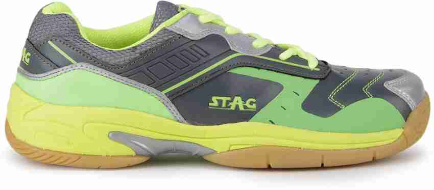 STAG Ikon Table Tennis Shoes For Men Buy Green Silver Color STAG