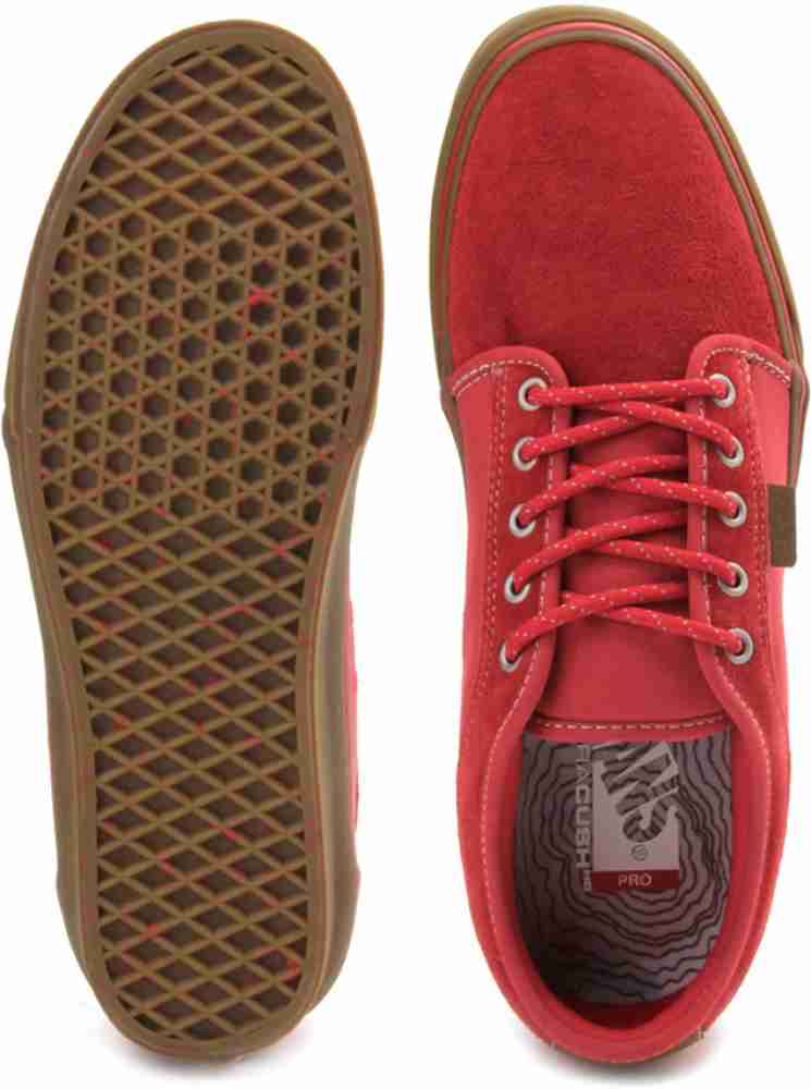 All red chukka orders low vans