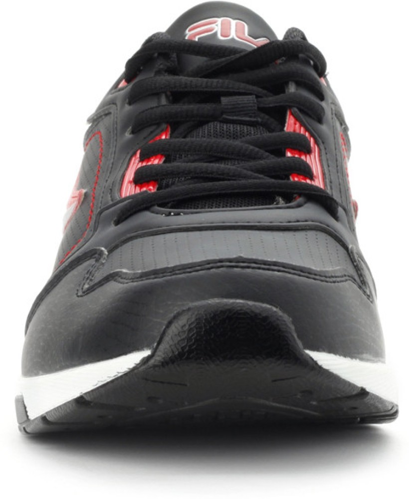 Fila flabbite black running shoes on sale