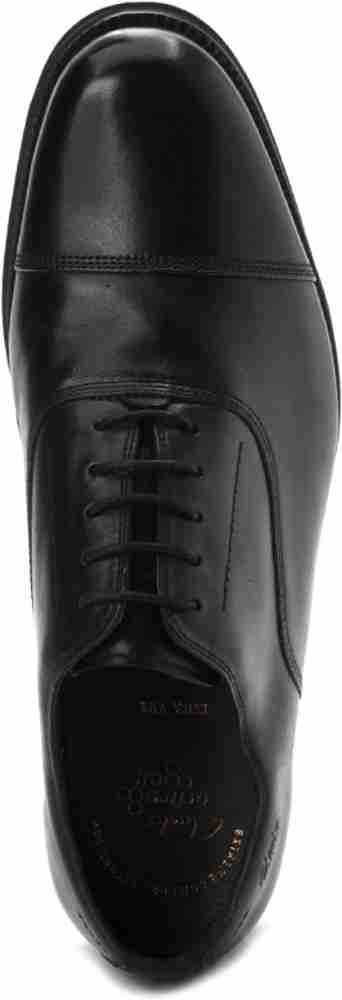 CLARKS Dino Boss Genuine Leather Lace Up Shoes For Men Buy Black
