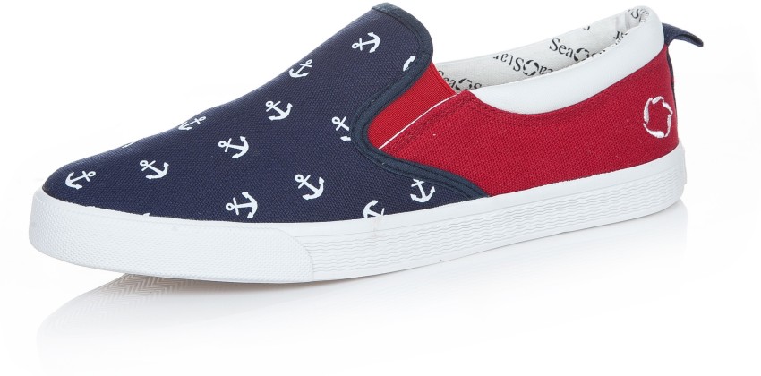 Buy Anchor & Boat Print Shoes online | Looksgud.in