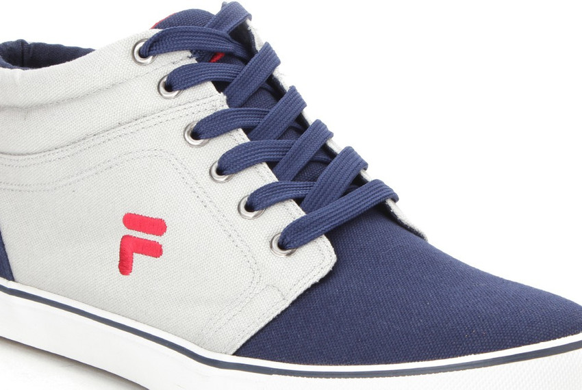 Fila mid top ankle sneakers white