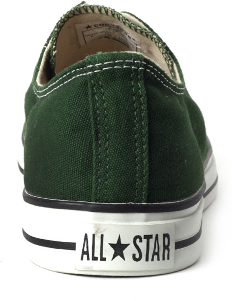 Army green converse all stars discount