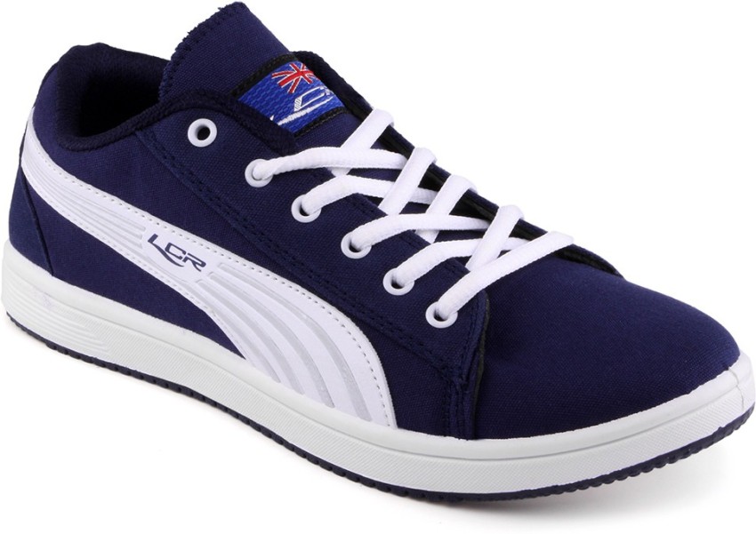 Dark blue outlet and white shoes