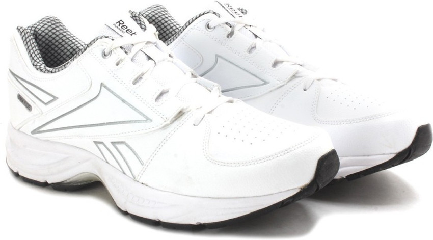 Reebok transport white & silver sports shoes price in india
