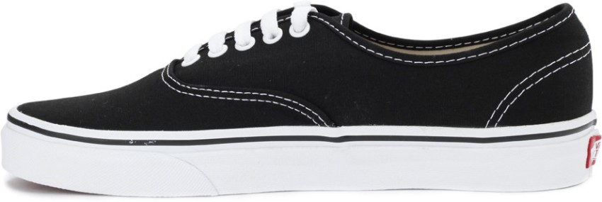 Vans black canvas shoes india sale