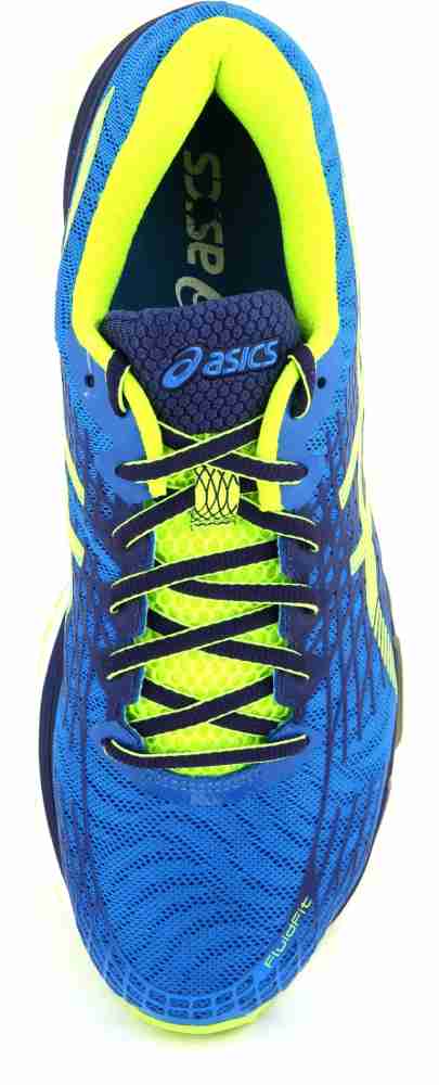 Asics bleu et jaune hot sale fluo