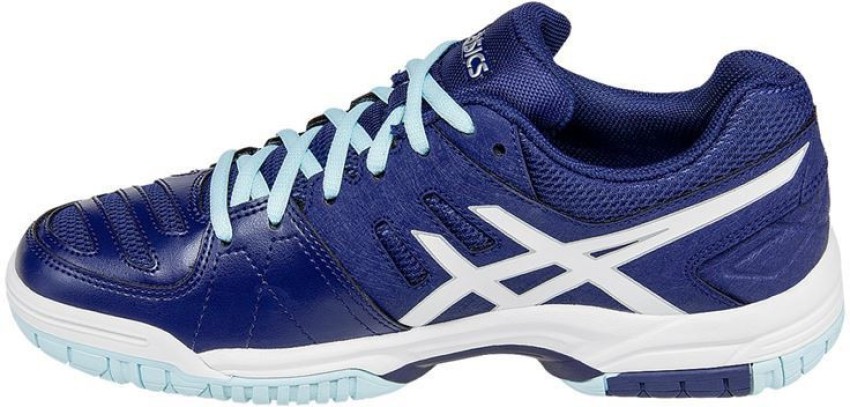 Asics Gel Dedicate 4 Men Tennis Shoes For Men Buy White Indigo Blue Crystal Blue Color Asics Gel Dedicate 4 Men Tennis Shoes For Men Online at Best Price Shop Online for