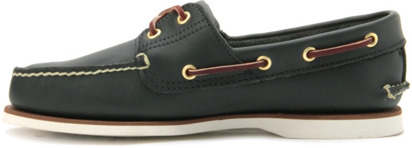 Timberland Classic Mens Navy Leather Boat Shoes 74036  TOWER London