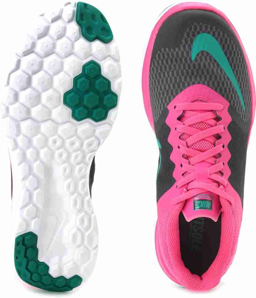 NIKE WMNS FS LITE RUN 3 Running Shoes For Women Buy DARK GREY CLEAR JADE PINK BLAST WHITE Color NIKE WMNS FS LITE RUN 3 Running Shoes For Women Online at Best Price