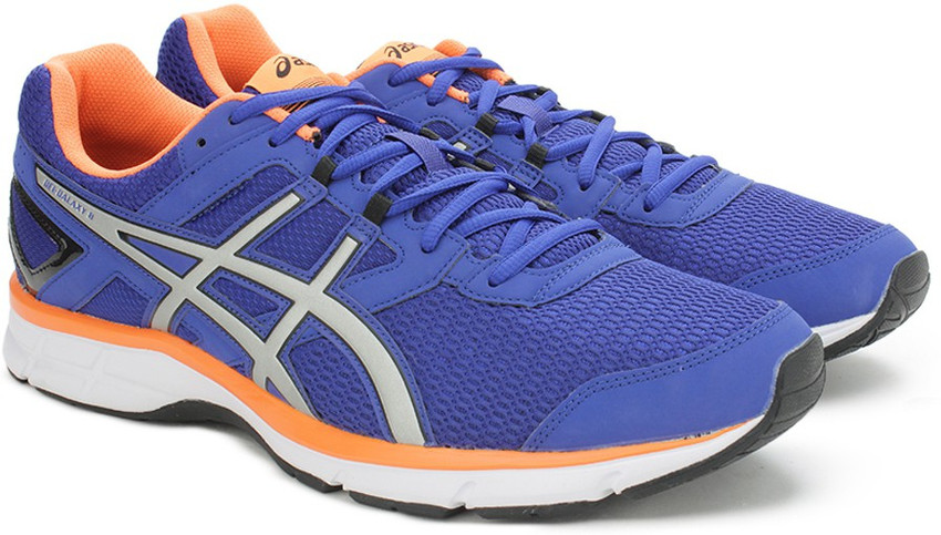 Asics GEL GALAXY 8 Running Shoes For Men Buy ASICS BLUE SILVER HOT ORANGE Color Asics GEL GALAXY 8 Running Shoes For Men Online at Best Price Shop Online for Footwears in India