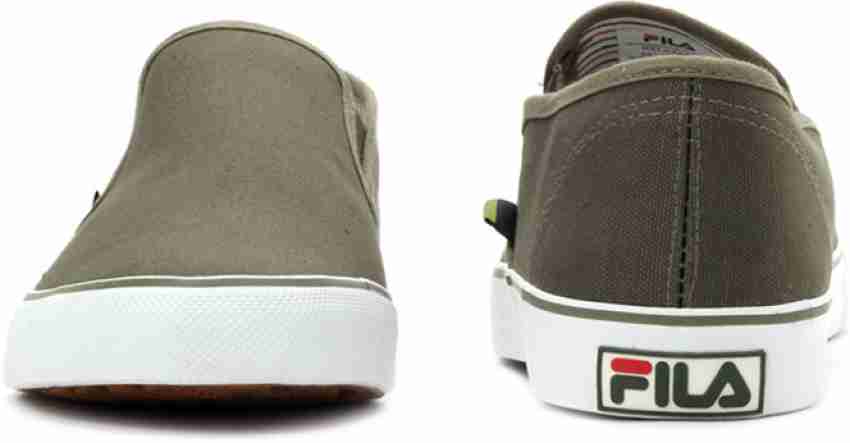 fila relaxer ii olive green sneakers