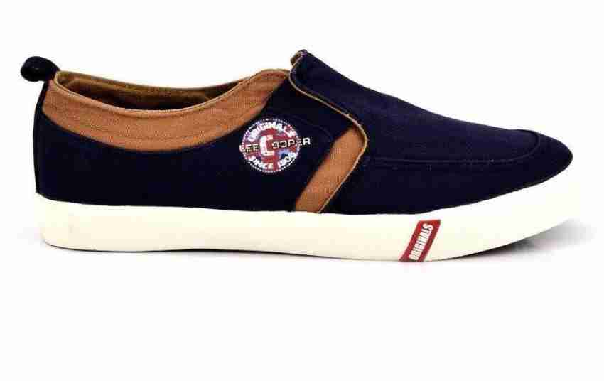 LEE COOPER Canvas Loafers For Men Buy NAVY BROWN Color LEE COOPER Canvas Loafers For Men Online at Best Price Shop Online for Footwears in India Flipkart