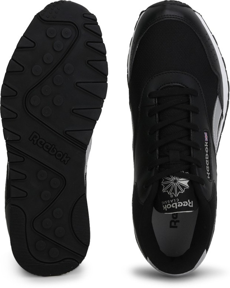 reebok classic protonium sneakers (black)