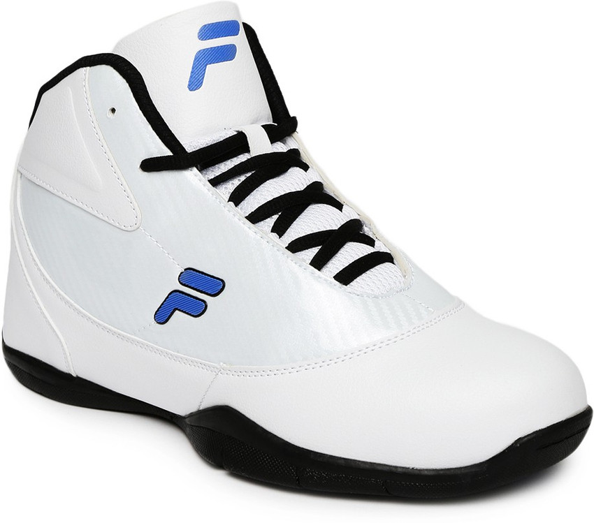 Fila white basketball shoes sale