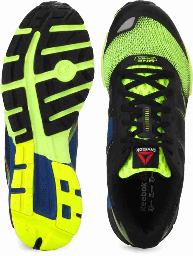 REEBOK One Cushion 2.0 Running Shoes For Men Buy Black Solar Yellow Color REEBOK One Cushion 2.0 Running Shoes For Men Online at Best Price Shop Online for Footwears in India Flipkart